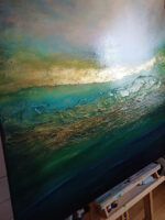 "Open Horizon" 100 x 100 cm - Image 2