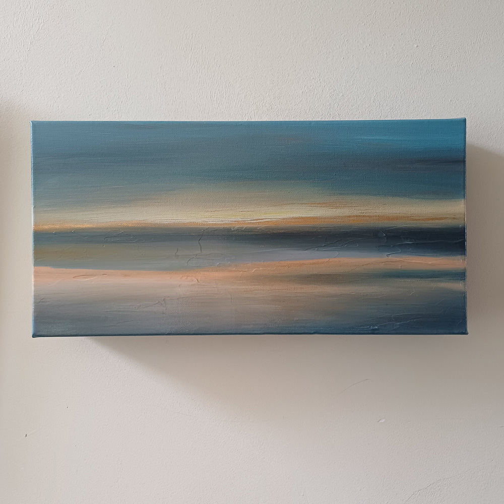 seascpe horizontal 1 Calm Seascape 40x20cm - Image 1