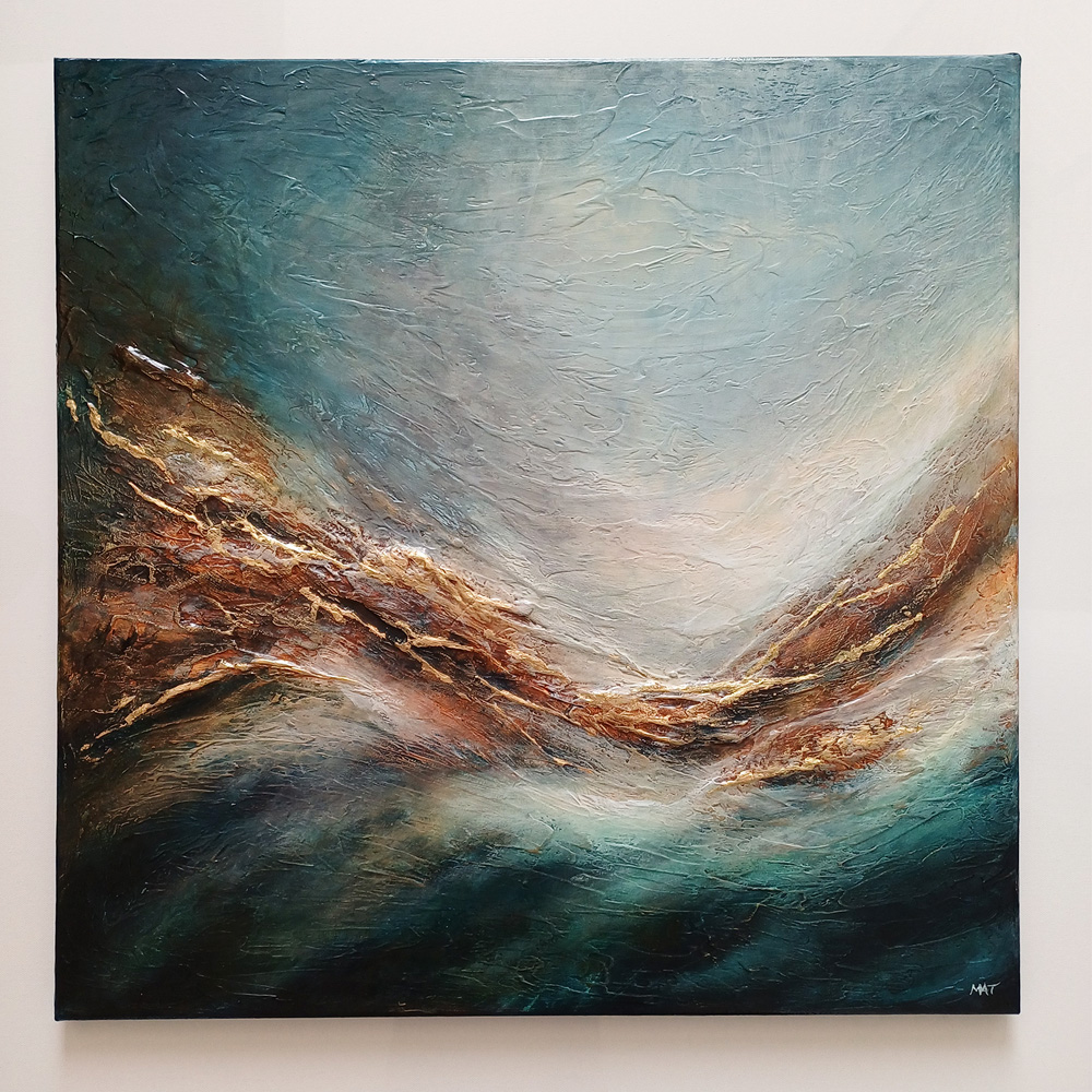 held by the sea "Held by the Sea" 60x60 cm - Image 1