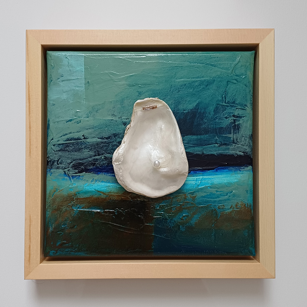 seascape and seashell Abstract Landscape and Seashell from Zeeland 1. - Image 1